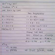 Contoh soal x dan y. Soal Dan Pembahasan Algoritma Euclid Dan Persamaan Diophantine 1 2 Istana Mengajar
