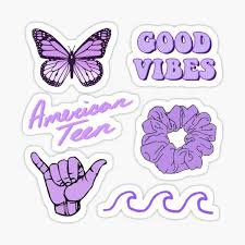 Published on 20 july 2021. Purple Stickers Preppy Stickers Scrapbook Stickers Printable Aesthetic Stickers