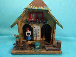 Weather House Vintage German Handmade Weather House German Bambi Weather House By Setxtreasures On Etsy Vintage German Handmade Bird House