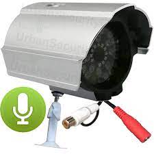 Cctv Outdoor Microphone Security System Microphone Rca Audio 2 1 5 5mm Power Connectors 9v 18v Weatherproof Ip65 Metal Housing Www Cctv Supplies