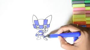 The pair of mascots, which were designed by ryo taniguchi were selected by students from nearly 17,000 elementary schools in japan. Tokyo Olympics 2020 Mascot Easy Drawing Of Tokyo Olympics Mascot Youtube