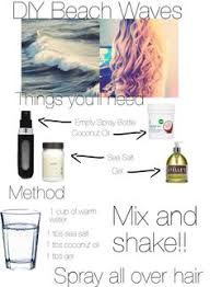 Those with curlier hair will need to use a heavier product to soften their curl and get a relaxed work. 11 Best Beach Spray Curls Ideas Beach Spray Diy Hairstyles Diy Beach Waves