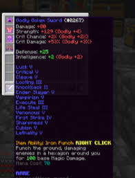 Hypixels skyblock server is hitting like 20,000 players a day so it might just be about time to try get the best sword possible. Enchants On Golem Sword Hypixel Minecraft Server And Maps