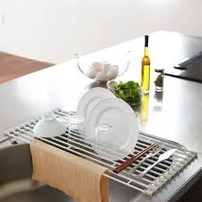 plate folding sink drainer rack zola