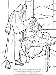 A woman touches jesus's clothes. Jesus Heals A Little Girl Coloring Page Coloring Pages Blog Diplomat