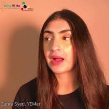 Zahra Syed, one of our very...