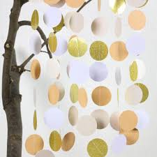 Gunstige Pfirsich Hochzeit Dekoration Pfirsich Gold Glitter Papier Girlande Kaufe Qualitat Event Party Supplies Direk Girlanden Girlande Hochzeit Dekoration