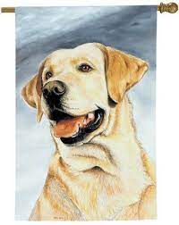 Labrador Retriever Home Decor Labrador Retriever Lab Dog Breed Art Flag 26 X 37 Labrador Retriever Yellow Labrador Retriever Labrador Retriever Dog Breed Art