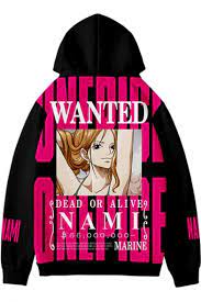 Shorts are in asian sizes. Womens Hoodie Chic 3d One Piece Nami Anime Pattern Drawstring Long Sleeve Relaxed Fit Hooded Sweatshirt Onlywonderful Com