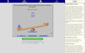 Algebra Balance Scales Nlvm Algebra Student Resources Equations