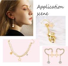 UNICRAFTALE Circa 50 pz 5 stili Stella/Croce/Fiore/Farfalla/Trifoglio  Charms Acciaio Inossidabile Pendenti di Forma Mista Fascino Ipoallergenico  Dorato per La Creazione di Gioielli Fai Da Te : Amazon.it: Casa e cucina