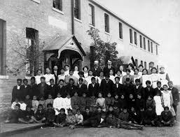 Residential schools were religious schools and churches created by the government to assimilate the aboriginal people. Canadian Indian Residential School System Wikipedia