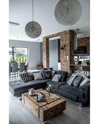 40 Cozy Industrial Living Room Decor Ideas Livingroom Livingroomideas Livingroo Rustic Living Room Living Room Decor Apartment Industrial Decor Living Room