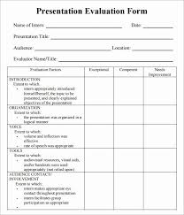 Presentation Feedback Form Templates Beautiful 7 Sample Presentation Evaluations Pdf Peterainsworth In 2020 Presentation Evaluation Form Evaluation Form Evaluation