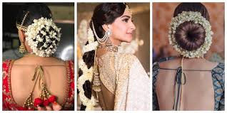 2015 new short hair with undercut and dark roots. 15 Trending Gajra Hairstyles That We Spotted On Real Brides Real Wedding Stories Wedding Blog