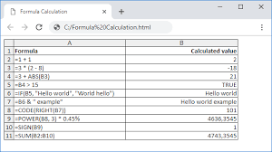 Calculate Excel Formulas From Java Applications
