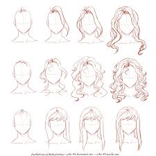 How To Art How To Draw Hair Drawings Sketches