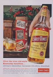 Early Times Whisky Vintage Ad 1958 Holiday Liquor By Advintagecom Bourbon Kentucky Whisky Alcohol Marketing