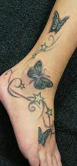 60 Ankle Tattoos For Women Cuded Butterfly Tattoos For Women Butterfly Tattoo Designs Ankle Tattoos For Women