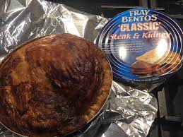 Stopped eating them when i discovered there was 54g of fat in a family pie. Don T Try This Fray Bentos Steak And Kidney Pie Good Food Revolutiongood Food Revolution Wine Is Food