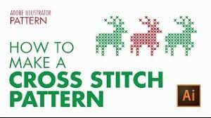 All you need is some cross stitch fabric, embroidery floss and a needle. How To Create A Vector Cross Stitch Effect In Adobe Illustrator Youtube