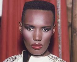 Grace Jones flat top hairstyle