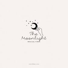 Moon Logo Design Premade Logos Business Branding Business Logos Affordable Branding Moon And St In 2020 Moon Logo Hand Logo Logo Design