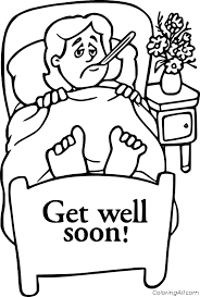 Or you can also color online on our site with the interactive coloring machine. Get Well Soon Coloring Pages Coloringall