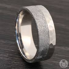 Ben je op zoek naar een houten trouwring op maat? Mens Meteorite Ring In Hammered Cobalt Chrome Orbiter By Brilliance Mens Meteorite Ring Mens Wedding Bands Meteorite Ring