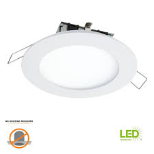 Halo Smd Dm 4 85 In 5000k Lens White Remodel Round Surface Mount Recessed Integrated Led Trim Kit Led Kit Remodel Trim Kit