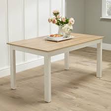 Oak dining chairs for sale | ebay. Off White Cream Oak Country Dining Kitchen Table