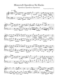 Sheet music/ partiture is the whole thing, if you want to know how to play a song, you search for the song name music sheet. Speedrun Faster Than Dream Sheet Music For Piano Solo Download And Print In Pdf Or Midi Free Sheet Music Musescore Com