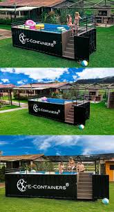 Piscinas Containers Fabricadas En Colombia Por La Empresa E Containers Container Pool Container House Design Container House