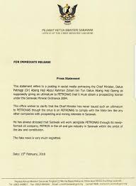 Zu den spezifischen bestimmungen der staatsverfassung. Redparrot Kenyataan Rasmi Dari Pejabat Ketua Menteri Facebook