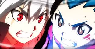 It first aired on september 17, 2018 and later aired on april 28th, 2019 in canada and may 11th, 2019 in america. Valt Pushing Shu Kurenai Valt And Shu S Auras When Engaged In A Battle Valt S Aura Valt Holding His Launcher Valt Running Wi Awesome Anime Beyblade Burst Anime