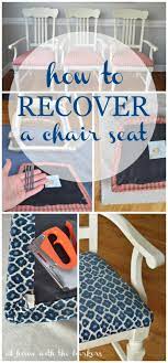 how to recover kitchen chairs at home with the barkers recovering chairs furniture diy home diy