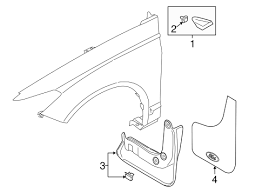 Exterior Trim Fender For 2014 Ford Fusion Silver State Ford Parts