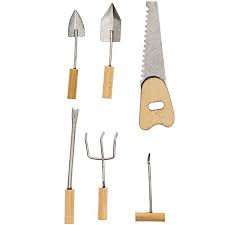 Das absolute minimum an garten werkzeug sind unsers erachtens: Deko Gartenwerkzeug Mini 3 5cm 6 Stuck Gunstig Online Kaufen
