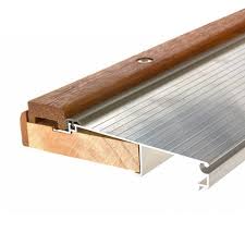 Bronze aluminum composite door sill system with adjustable cap. Aluminum Pro Grade Thresholds Frost King Weatherization Products