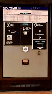 Metrorail Smartrip Card Fare Vending Machines Wmata