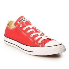Converse Chuck Taylor Men's All Star Red Lo Canvas M9696 - Red Mens 4/Womens 6