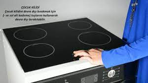 Beko elektrikli ocak kilidi nasıl açılır. Kumtel Vitroseramik Ankastre Ocak Youtube