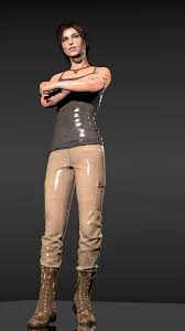 Lara Croft 3d Model Pose Cortex Theory Mrj25 Model Poses Model 3d Model