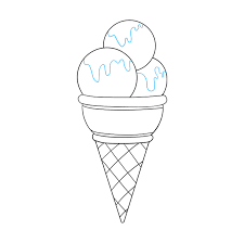 This will be the highlight (brightest area) of the ice cream where the light is being reflected from it's surface. How To Draw Ice Cream Really Easy Drawing Tutorial