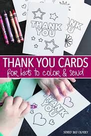 Flat or folded cards · add matching envelopes · add a personal touch Free Printable Thank You Cards For Kids To Color Send Printable Thank You Cards Teacher Thank You Cards Kids Cards