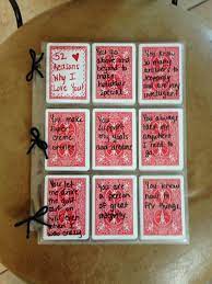 Easy steps to create your own 52 reasons deck of cards. Pin De Rachel Em Crafts Homemade Gifts Don T Just Pin It Do It Diy Presente De Namoro Surpresas Para Namorado 52 Razoes