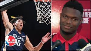 Submitted 3 months ago by macman7356. Zion Impressed By Jaxson Hayes Dunk Taking Precautions With Knee Injury 2019 Nba Summer League Knee Injury Jaxson Hayes Nba