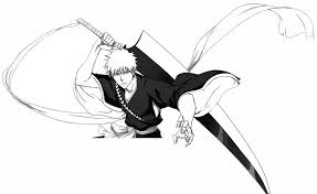 Please choose images in following list of free ichigo coloring sheet to download and color them online or at home for free. Coloring Page Bleach Immortal Soul Ichigo Kurosaki 5