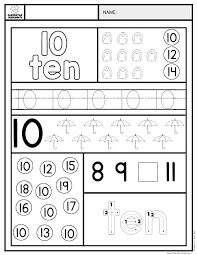 preschool number worksheets superstar worksheets
