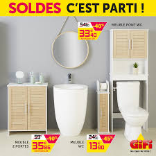 Armoire de salle de bain murale blanc valentine colonne et. Gifi Soldes C Est Parti Et Si On Donnait Un Coup Facebook